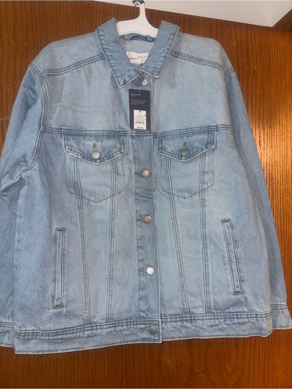 Universal Thread Light Wash Blue Denim Jacket - Picture 2 of 4